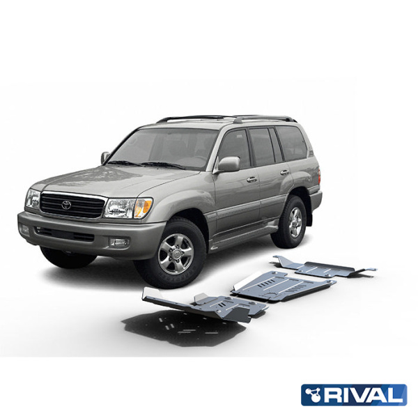 Engine and Gearbox Protection Plate Toyota Land Cruiser 1998-2002; 2002-2005; 2005-2007; 4,7 l. / gasoline; 4,2 l. / diesel
